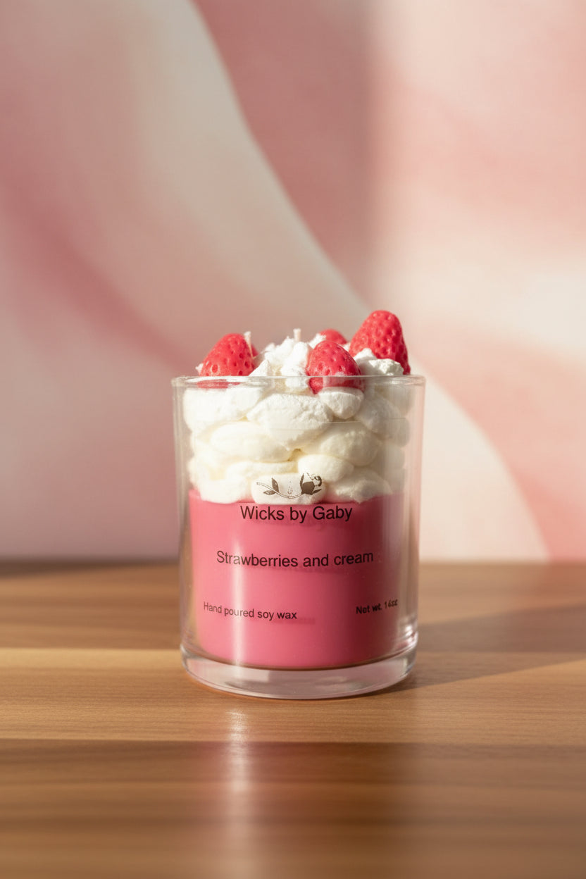 Strawberries and cream 14oz