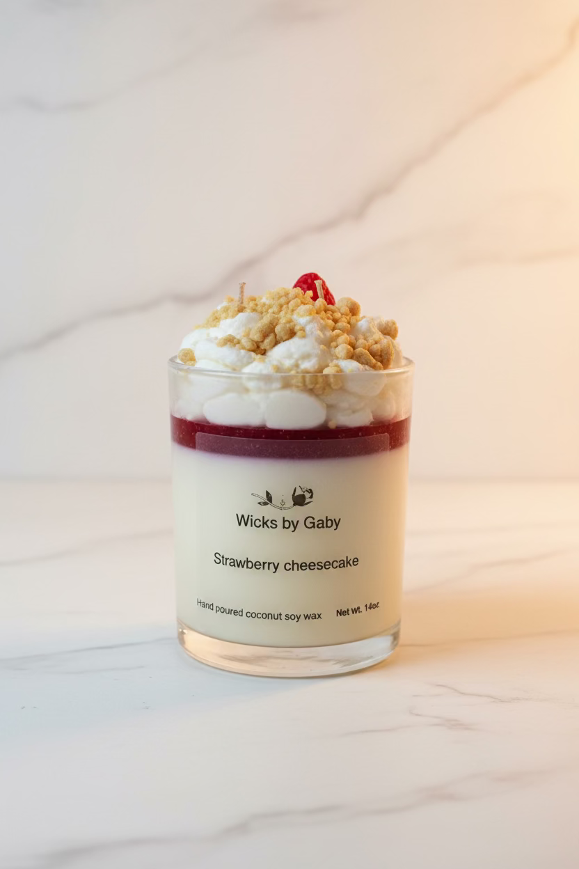 Strawberry cheesecake 14oz